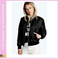 2016 Fashion Design Plus Size Classic Collar Zipper Ladies Jacket (T010)